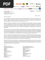 Retailers Letter on China 301 Tariffs