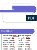 Plural - Nouns Rules