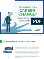 Ebook - 7 Signs You Are Ready For A Career Change