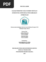 Download Karakteristik Papan Semen dengan Subtitusi Gypsum dan Penambahan Styrofoam by Yuda Dwi Yulian SN374553243 doc pdf