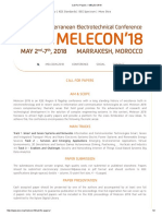 Call for Papers – MELECON18