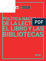 Política Nacional de la Lectura, el Libro y las Bibliotecas - Perú