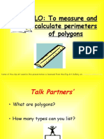 LO: To Measure and Calculate Perimeters of Polygons