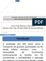 Curso Engenharia Elétrica Técnicas Alta Tensão Geração