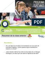 Clase 11 EM33 Ángulos y Proporcionalidad en La Circunferencia 2017