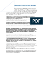 El Organismo Supervisor de La Inversión en Energía y Minería (Transferencia de Funciones a Oefa)