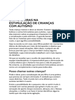 Brincadeiras Na Estimulação de Crianças Com Autismo - Entendendo Autismo