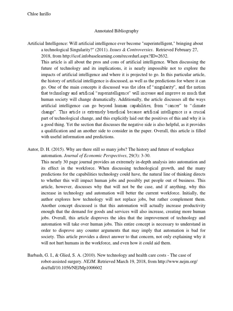 Annotated bibliography example mla picture