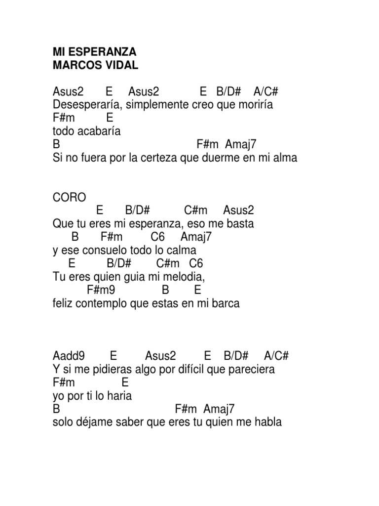 Mi Esperanza Marcos Vidal