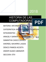 Historia de La Computadora