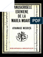 Manuscrisele Eseniene de La Marea Moarta de Athanase Negoita