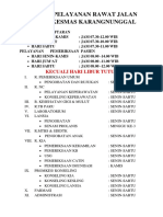 Jadwal Pelayanan Upt Puskesmas Karangnunggal 160 X 60