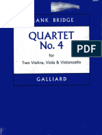 Frank Bridge String Quartet No.4