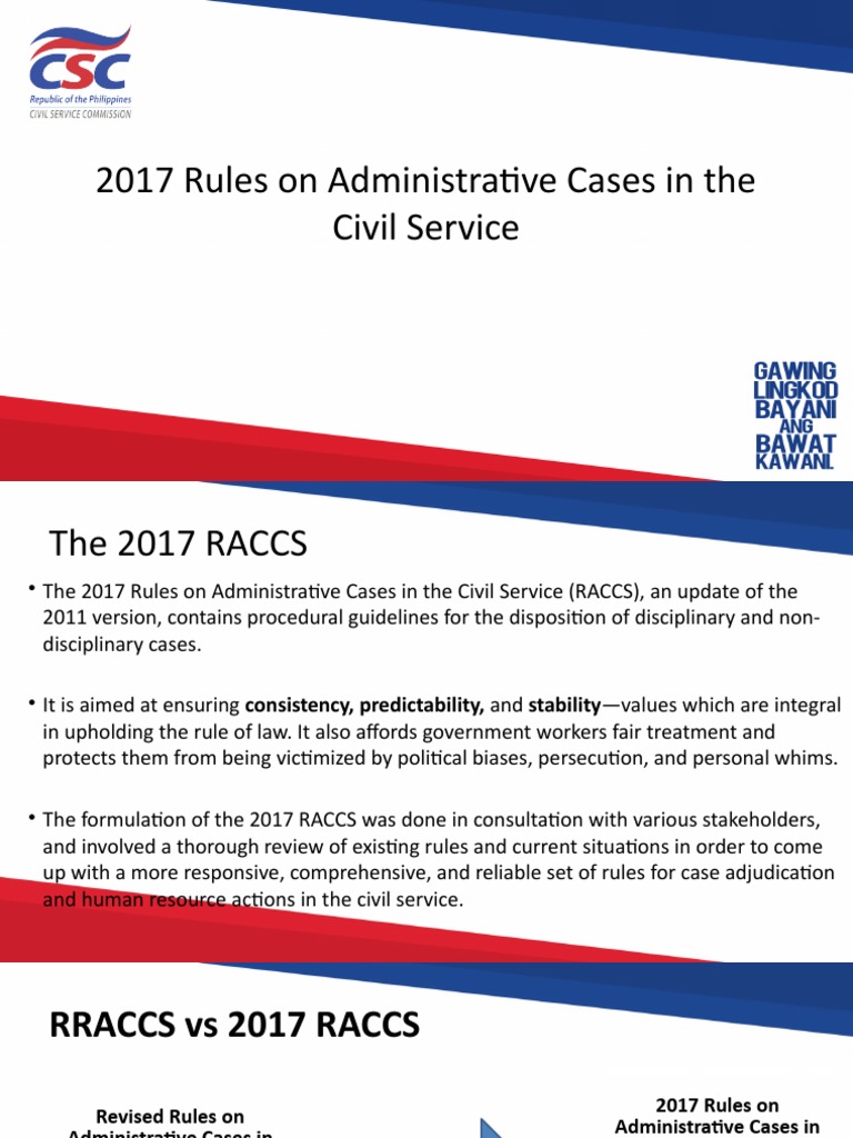 2017 RACCS Civil Service Employment