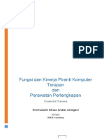 Fungsi Dan Kinerja Komputer Terapan