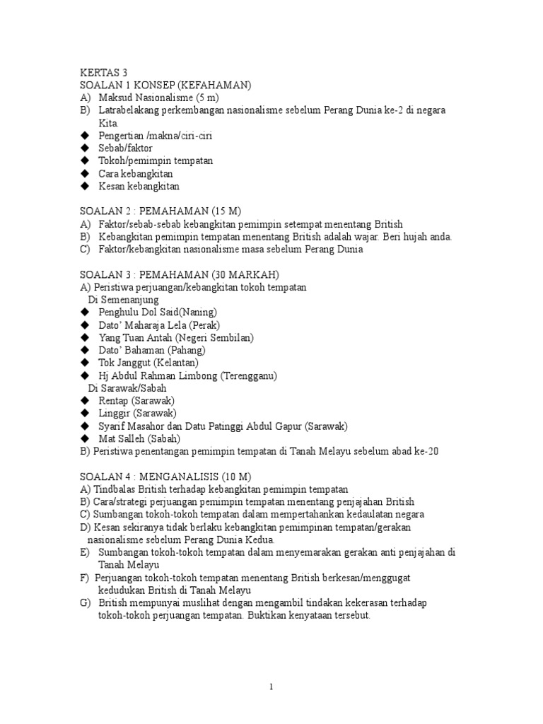 Kertas 3 Spm 2015 Pdf