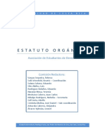 Estatuto Orgánico de la Asociación de Estudiantes de Derecho de la UCR