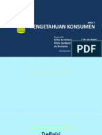 Pengetahuan Konsumen