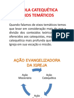 Escola Catequética - Programa - Eixos Temáticos