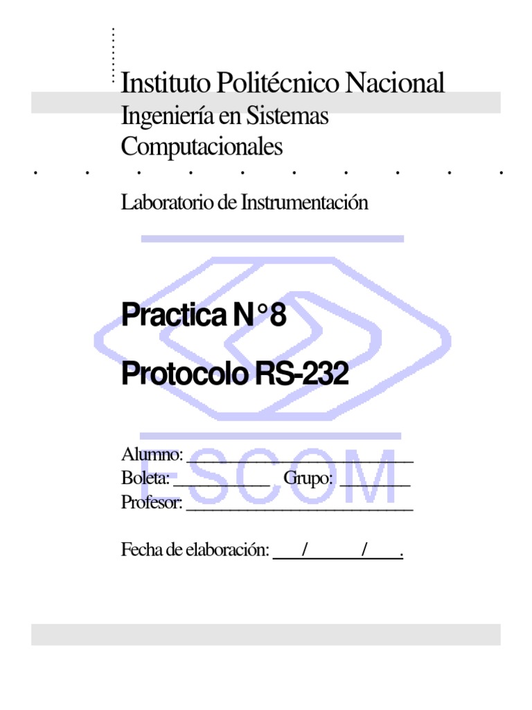 Practica9 (Protocolo RS - 232) | PDF | Microcontrolador | Bienes ...
