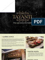 Brochure Tayanti Cenas Navideñas
