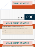Value Chain Analysis: by - Kasimi Mudassar 15