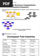 Why Study Business & Organisational Dynamics Dynamics?