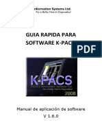 Guia Rapida para Software K - Pacs - Aplicacion de Software