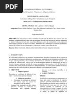 Determinacion de Coeficiente de Difusión. Celda de Arnold