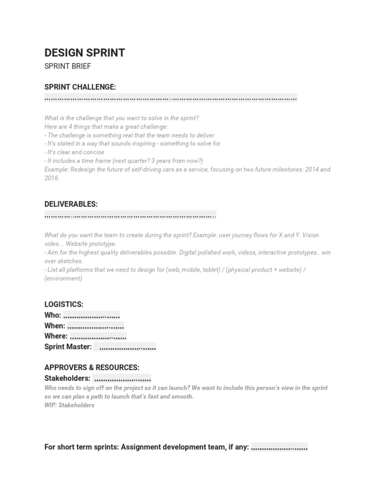 Business Proposal Ep 12 Eng Sub Sprint Brief Template | Websites | Business