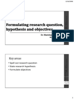 Formulating Research Question