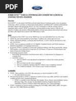 Download Ford SYNC Facts by Ford Motor Company SN37459921 doc pdf