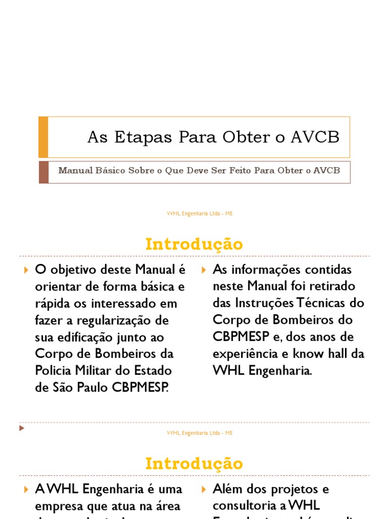 Guia Completo para Obter o AVCB | PDF | Consultor | Engenharia