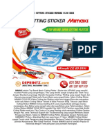 CALL/WA 0812-9766-7579 | Jual Mesin Cutting Mimaki