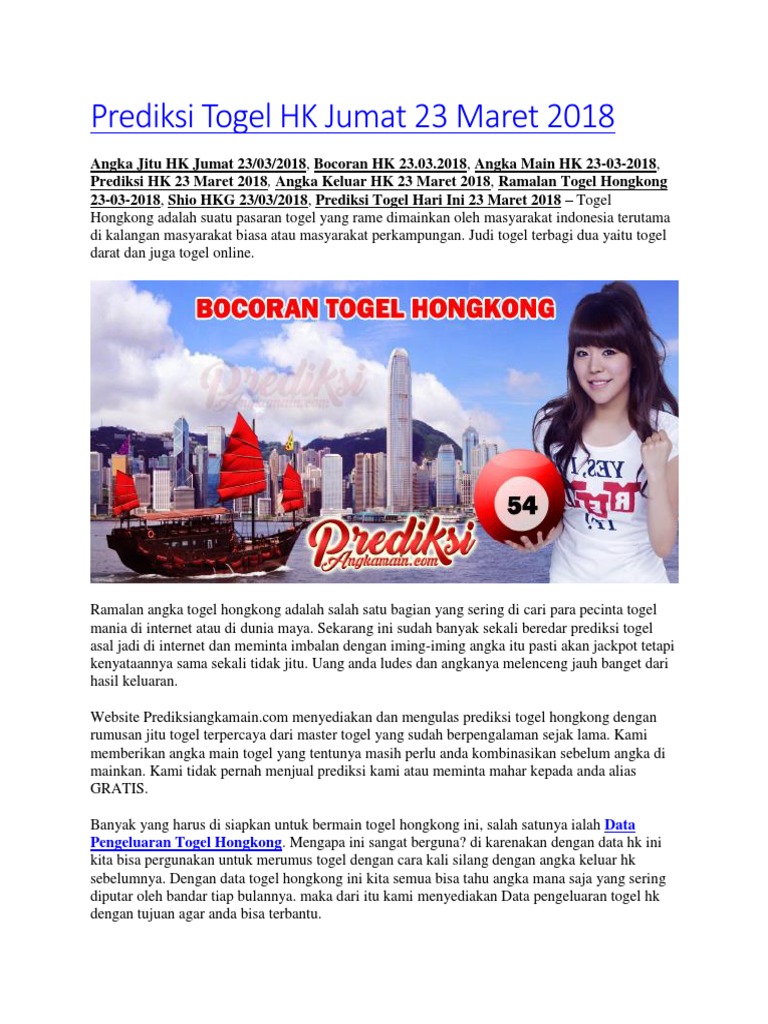 Togel Master Sydney Jumat
, Prediksi Togel Hk Jumat 23 Maret 2018
