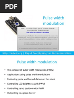 Mbed Course Notes - Pulse Width Modulation