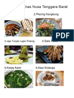 Masakan Khas Nusa Tenggara Barat