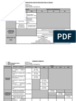 Organización Del Área de Educación para El Trabajo