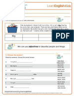 Grammar Games Adjectives Worksheet PDF