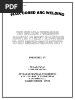 Flux Core Arc Welding