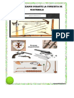 Armas Utilizados Durante La Conquista de Guatemala