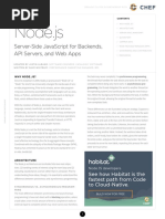 Node - JS: Server-Side Javascript For Backends, Api Servers, and Web Apps