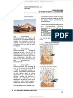Material Partes Basicas Operacion Rendimiento Excavadoras Hidraulicas PDF