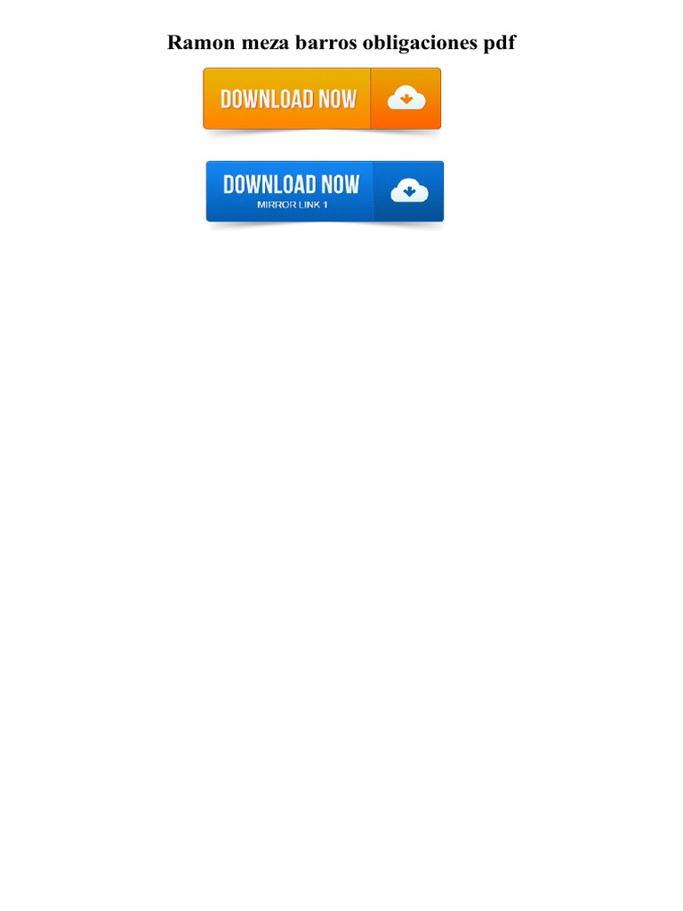 Ramon Meza Barros Obligaciones PDF PDF Instituciones sociales