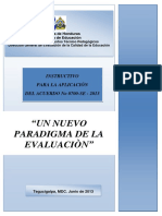 Conocimiento y Aplicación de Los Lineamientos de La Evaluación de Los Aprendizajes PDF