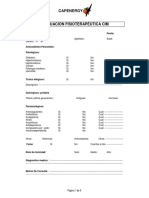 Ficha de Evaluacion y Seguimiento Capenergy Fisioterapia PDF