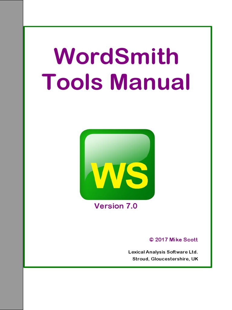 Wordsmith 7 Database Index Search Engine Indexing