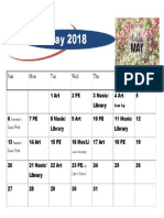 May Calendar 18
