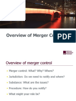 Overview of Merger Control