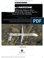 USAF Officially Retires MQ-1 Predator While MQ-9 Reaper Set to Gain Air-To-Air Missiles - The Drive